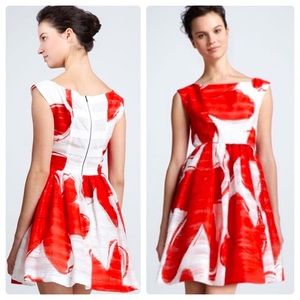 ALICE + OLIVIA Essie Printed Taffeta Dress